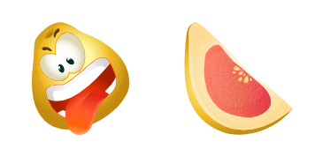 Grapefruit cute cursor