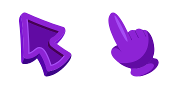 The Purple cute cursor