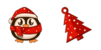 Christmas Penguin cute cursor