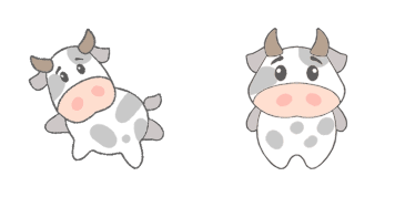 Cow cute cursor