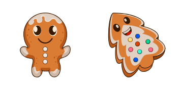 Gingerbread cute cursor