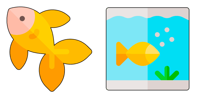 Goldfish cute cursor