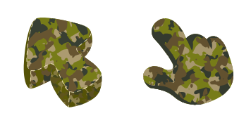 Military Uniform Texture cute cursor