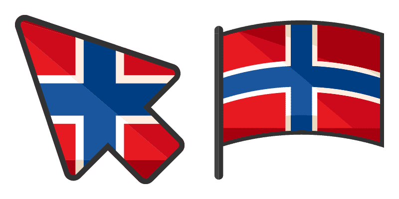 Norway cute cursor