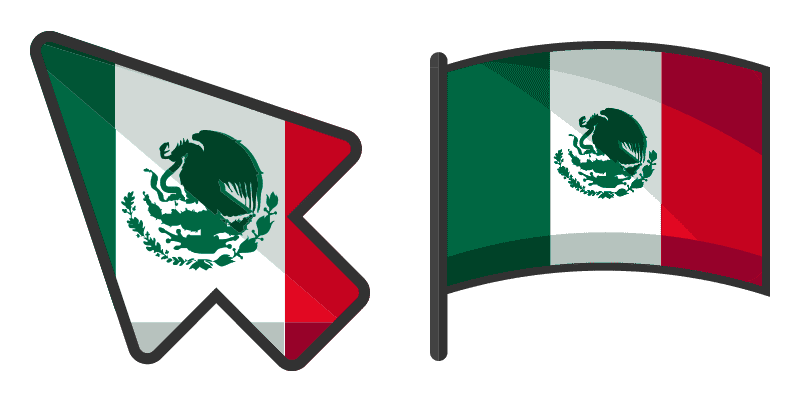 Mexico cute cursor