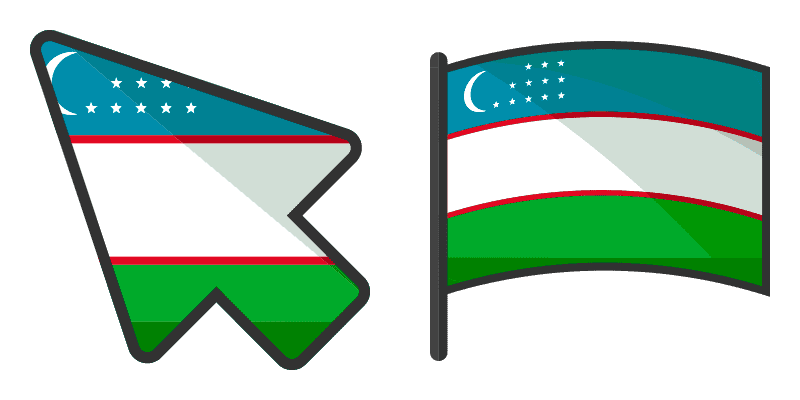 Uzbekistan cute cursor