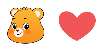 Tenderheart Bear cute cursor