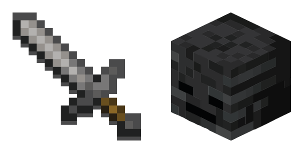 Wither Skeleton Minecraft cute cursor