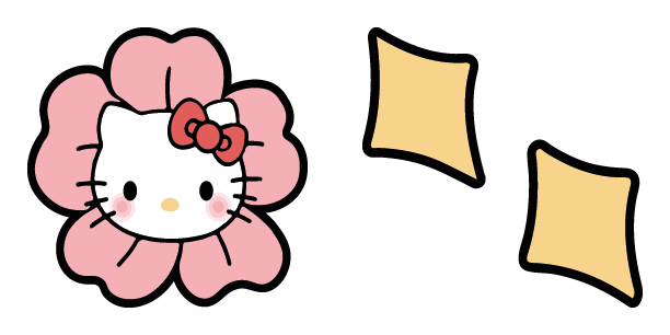 Hello Kitty Flower cute cursor