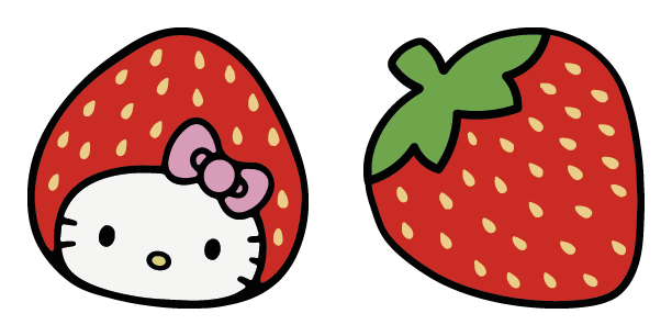 Hello Kitty Strawberry cute cursor