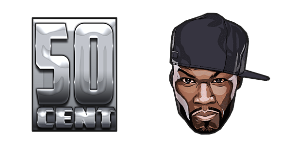 50 Cent Hip-Hop Rappers cute cursor
