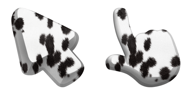 Dalmatian Animal Skin Texture cute cursor