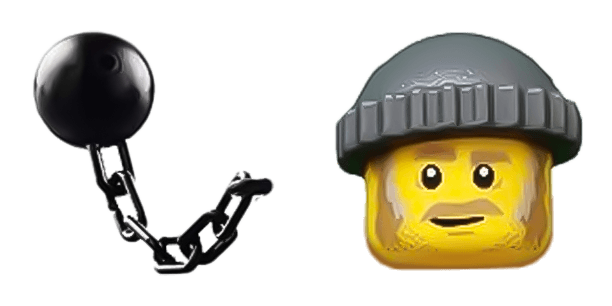 Prisoner Lego cute cursor