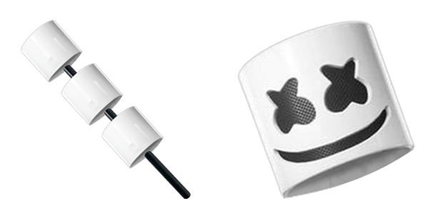 Marshmello Mask Fortnite cute cursor