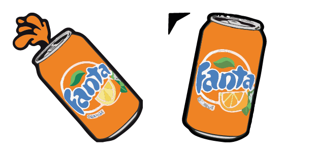 Fanta Soda Eats And Drinks cute cursor