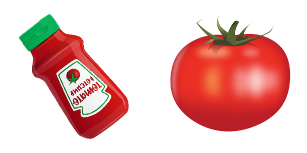 Tomato Ketchup Eats And Drinks cute cursor