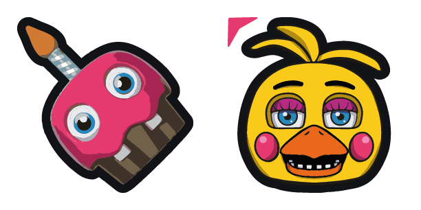 Chica Five Nights at Freddy’s cute cursor