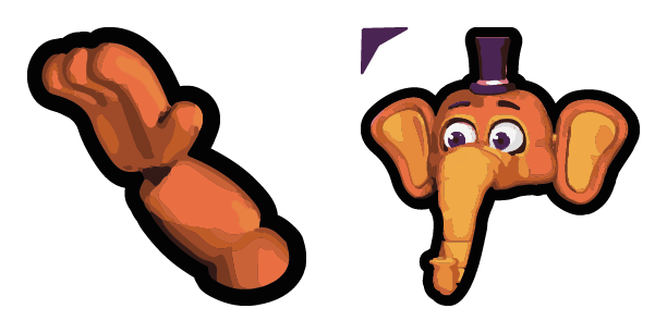 Orville Elephant Five Nights at Freddy’s cute cursor