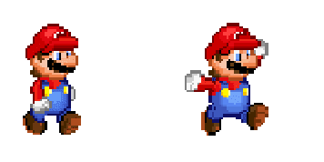 Super Mario Pixel Animated cute cursor