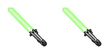 Star Wars Ahsoka Lightsaber Animated cute cursor