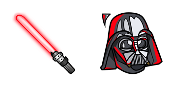 Star Wars Darth Vader & Lightsaber cute cursor