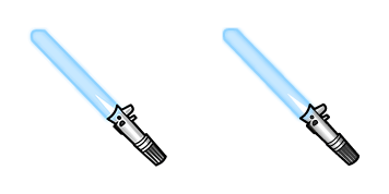 Star Wars Blue Lightsaber Animated cute cursor