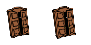 Doors Hide Animated cute cursor