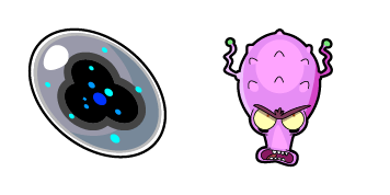 Rick and Morty Prince Nebulon & Dark Energy Ball cute cursor