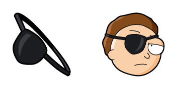 Rick and Morty Evil Morty & Eye Patch cute cursor