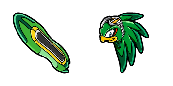 Sonic Jet the Hawk cute cursor