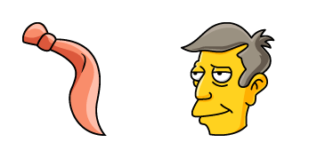 The Simpsons Seymour Skinner & Tie cute cursor
