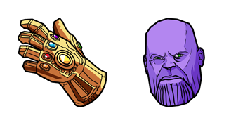 Thanos & Infinity Gauntlet cute cursor