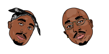 Tupac Shakur Animated cute cursor