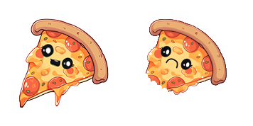 Cute Slice of Pizza Animated cute cursor