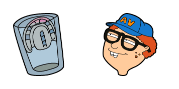 Family Guy Neil Goldman & Dentures cute cursor