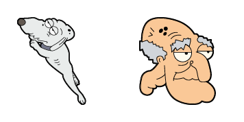 Family Guy John Herbert & Old Dog cute cursor
