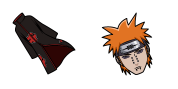 Naruto Pain & Akatsuki Cloak Animated cute cursor