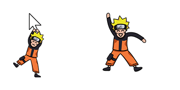Naruto & Arrow Animated cute cursor