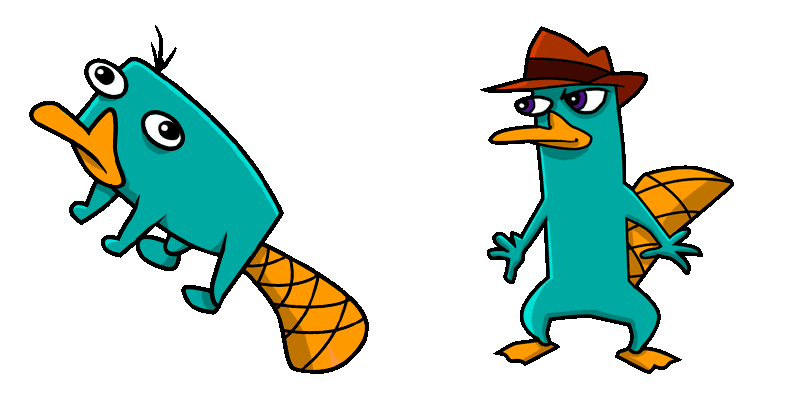 Perry the Platypus cute cursor