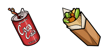 Cola & Doner Kebab cute cursor