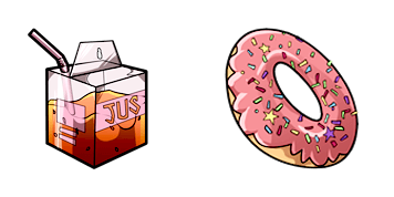 Juice & Donut cute cursor