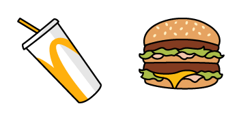 McDonald’s Cola & Burger cute cursor
