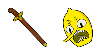 Adventure Time Earl of Lemongrab & Sound Sword cute cursor