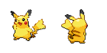 Pokemon Pikachu Pixel Animated cute cursor