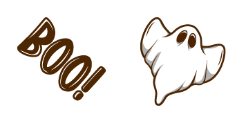 Halloween Ghost & Boo! cute cursor