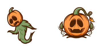 Halloween Strange Pumpkin cute cursor