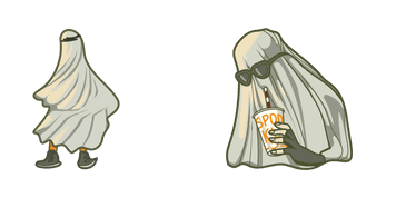 Halloween Trendy Ghost Animated cute cursor