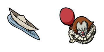 King It Georgie’s Paper Boat & Pennywise cute cursor