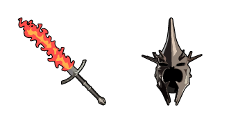 LOTR Witch-King of Angmar & Fiery Broadsword cute cursor