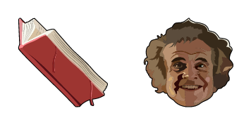 LOTR Bilbo Baggins & Red Book of Westmarch cute cursor